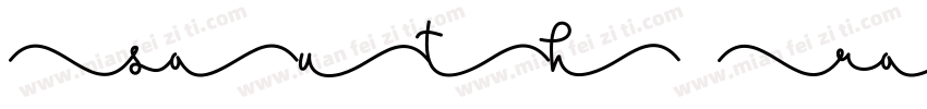 South Roman Regular字体转换